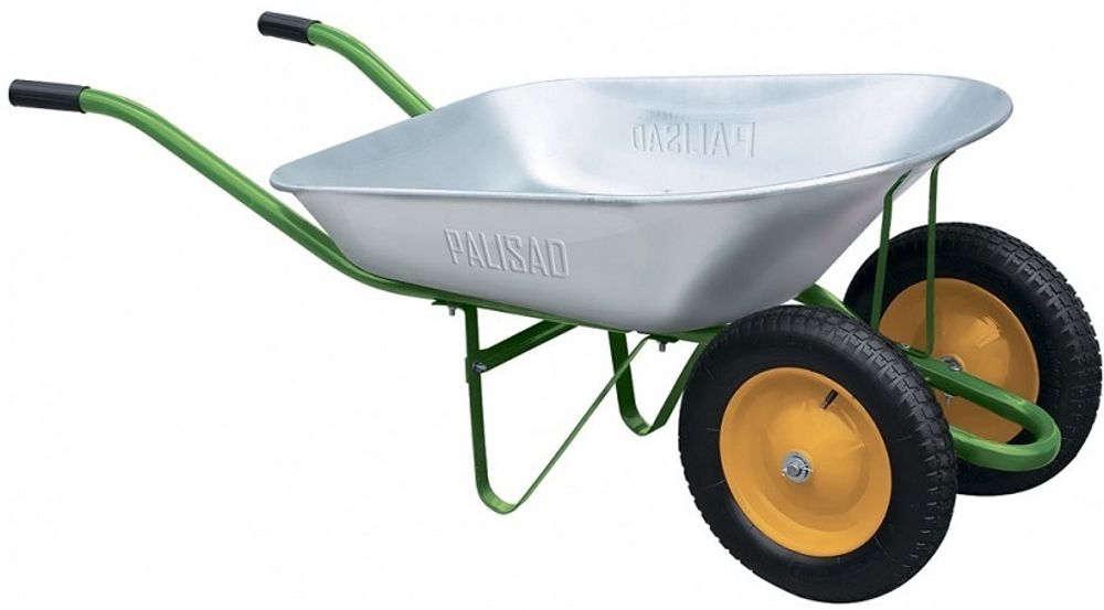 Тачка садовая, 2-х колесная, грузоподъемность 170 кг, объем 78 л// Palisad 689225