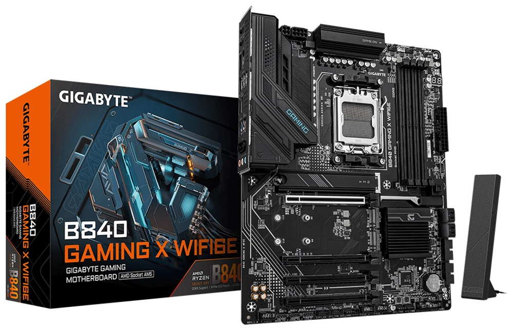 Материнская плата GIGABYTE B840 GAMING X WF6E