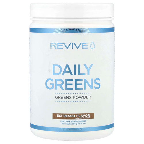 Revive, Daily Greens, ежедневная добавка с зеленью, эспрессо, 510 г (17,98 унции)