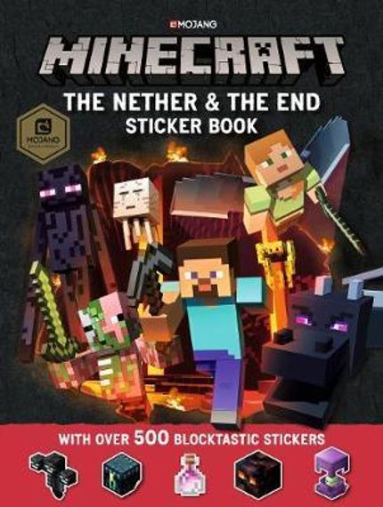 Minecraft The Nether and the End Sticker Book