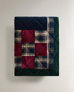 Zara Home - Лоскутное одеяло, зеленый, 140x190 см