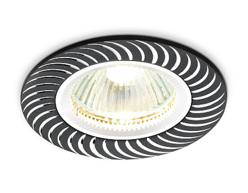 Встраиваемый потолочный точечный светильник A720 BK/AL сатин/черный