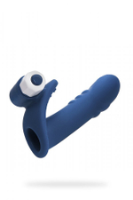 Вибронасадка на пальцы синяя