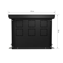 Конвектор внутрипольный Royal Thermo ATRIUM TURBO-190/250/2600-DG-U-BL