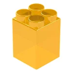 Элемент прозрачный высокий 9x9x15 см для конструктора 7,5"