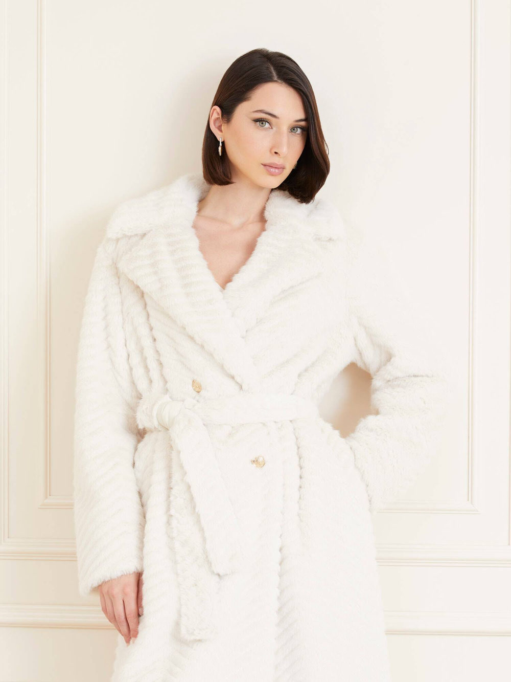 Шубка CLAIRE Marciano Guess - кремовый(4BGL33 7206A)