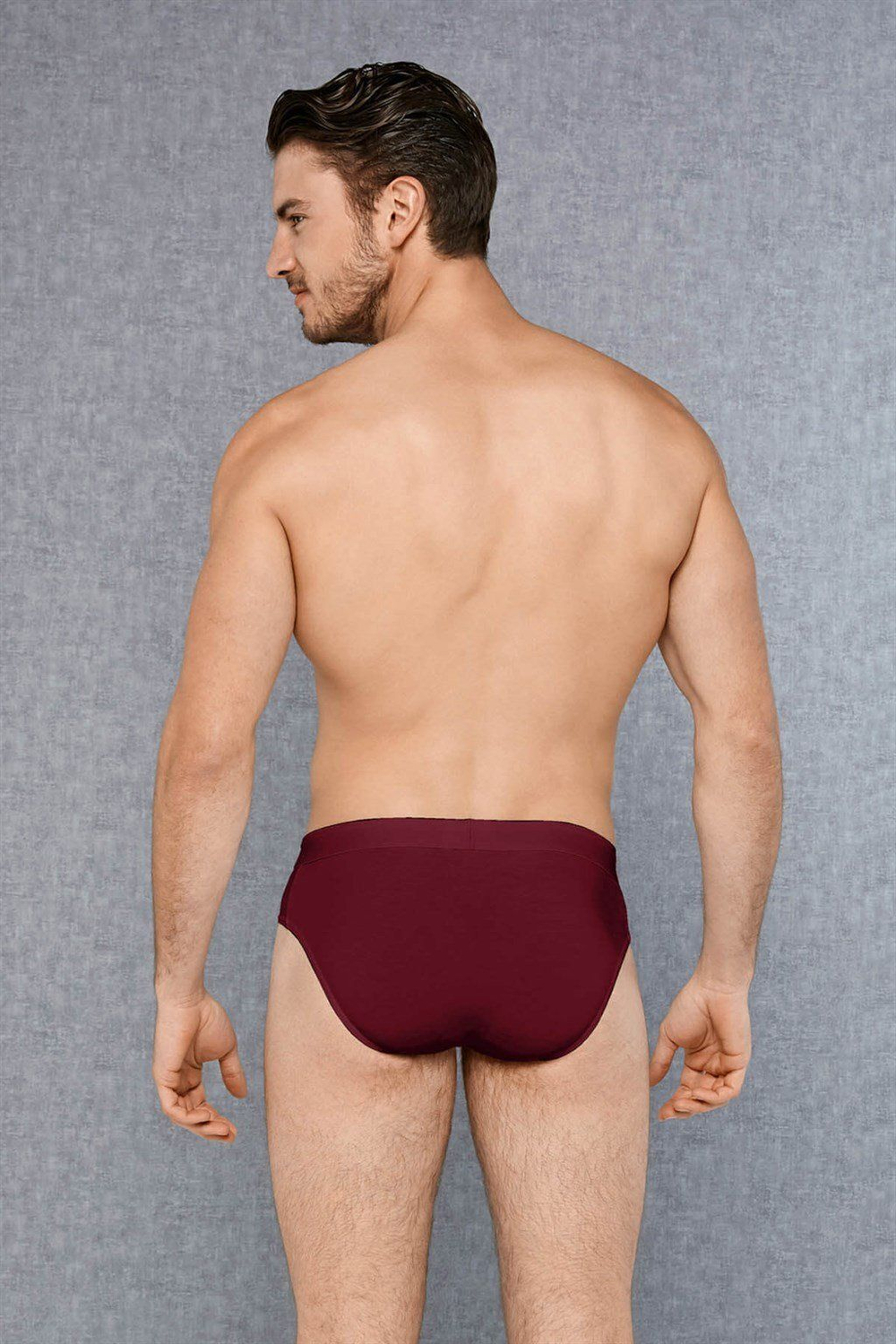 Набор из 3 трусов-брифов Doreanse Basic Cotton: зеленые, бордовые, синие (Размер: M) (Цвет: разноцветный)