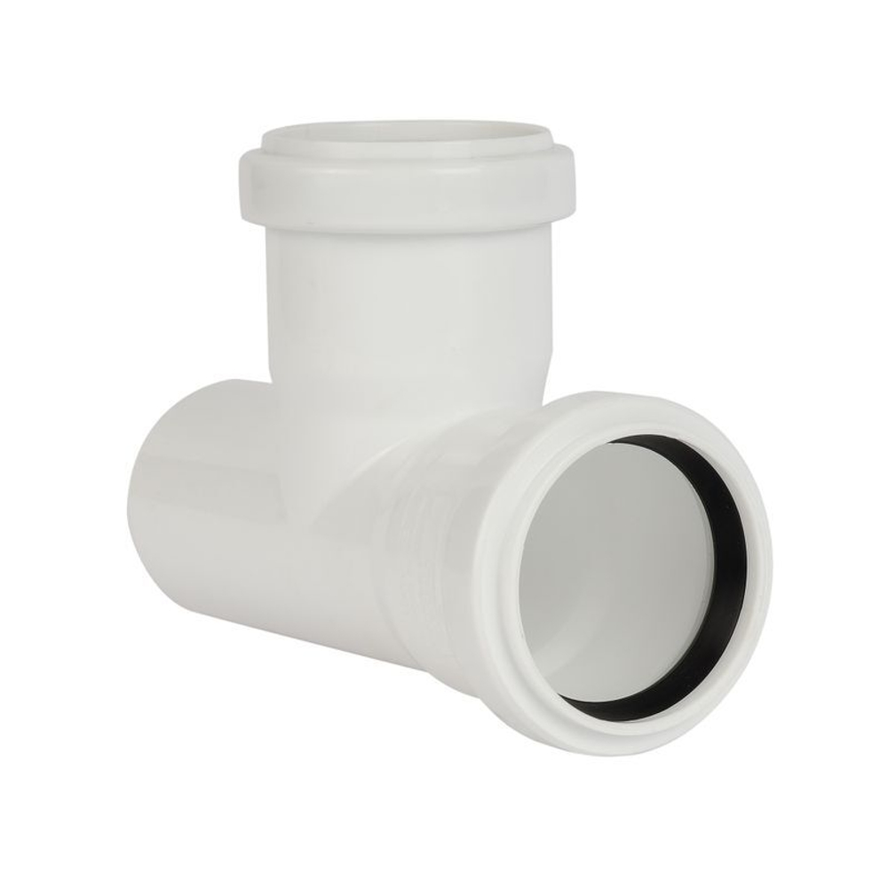 Тройник канализационный малошумный 50х50 мм 87,5° RTP Elite