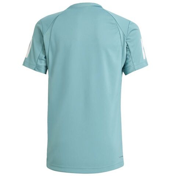 Футболка для мальчика теннисная Adidas Club Tennis 3-Stripes - powder teal
