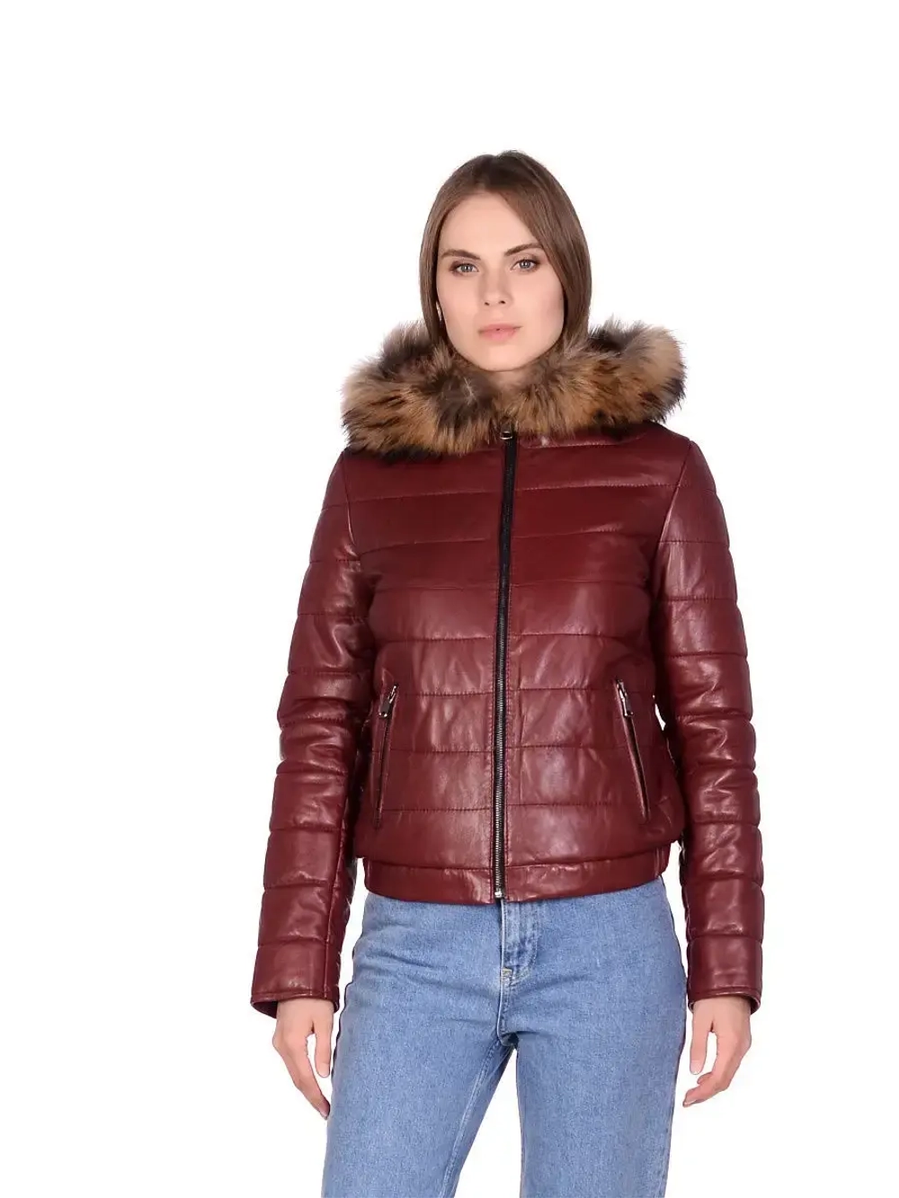Куртка женская из натуральной кожи