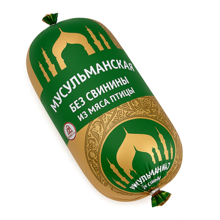Колбаса Мусульманская вареная Абзал 1 кг