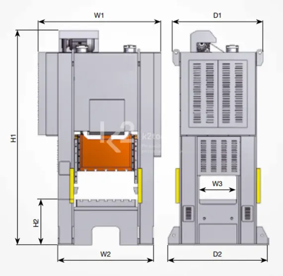Кривошипный пресс RHTC PPMVS-100