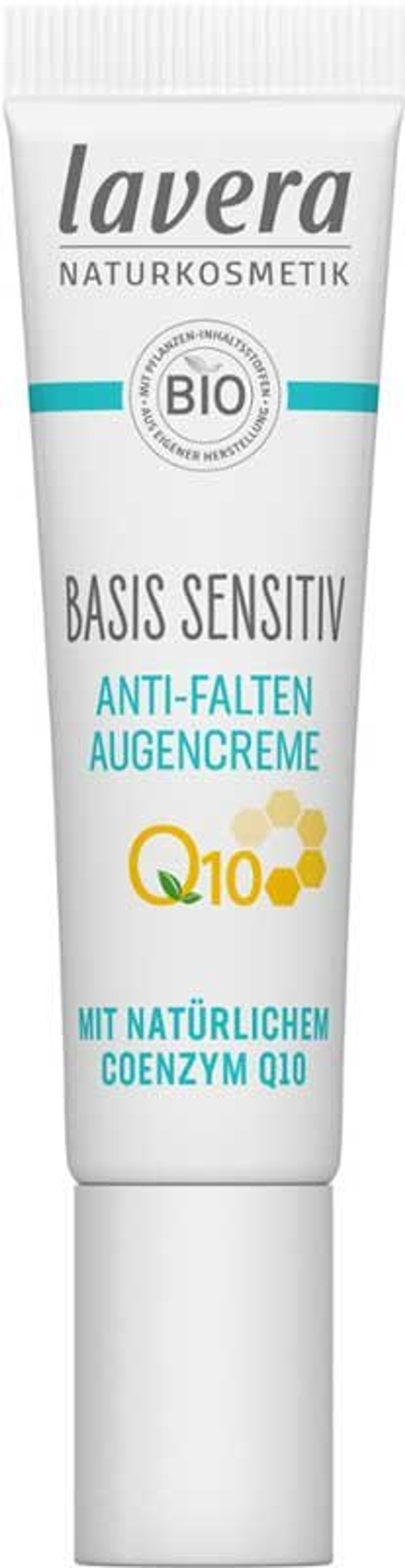 Крем для глаз Lavera Basis Sensitiv против морщин с Q10, 15 мл