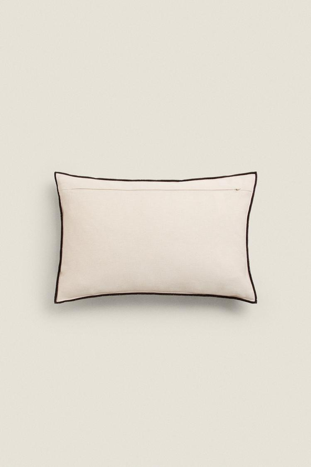 ZARA HOME ЧЕХОЛ ДЛЯ ДЕКОРАТИВНОЙ ПОДУШКИ  В ПОЛОСКУ, КОРИЧНЕВЫЙ