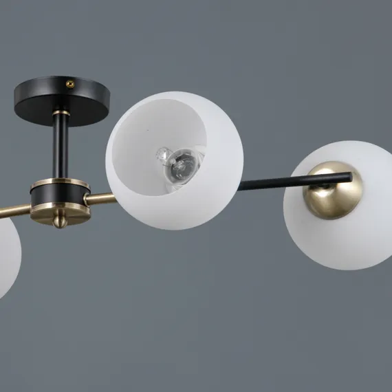 IL0469-4CSQ-24 BK AB LIBRA светильник потолочный