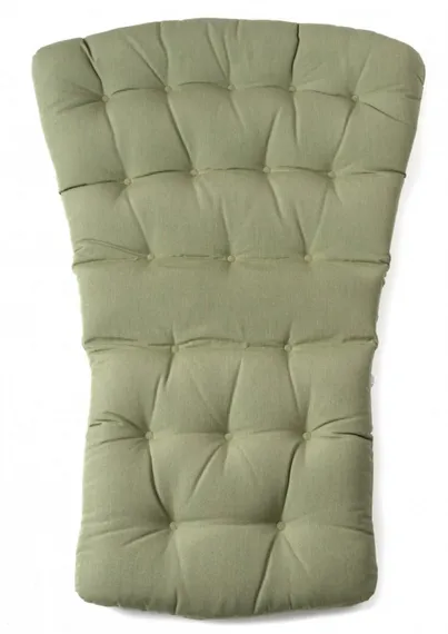 Кресло-качалка с подушкой Folio, белый, зеленый