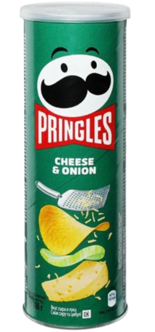 Чипсы Pringles со вкусом сыра и лука