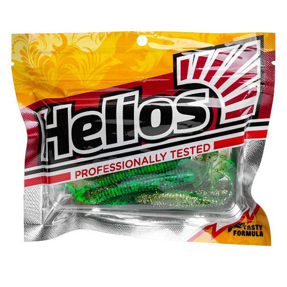 Виброхвост Catcher 3,55&#39;/9 см Green Peas 5шт. (HS-2-051) Helios