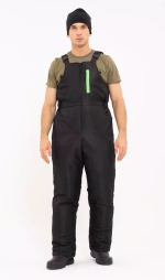 Зимний мужской костюм-поплавок ONERUS "Фишер -45" (Таслан) Зеленый/Черный