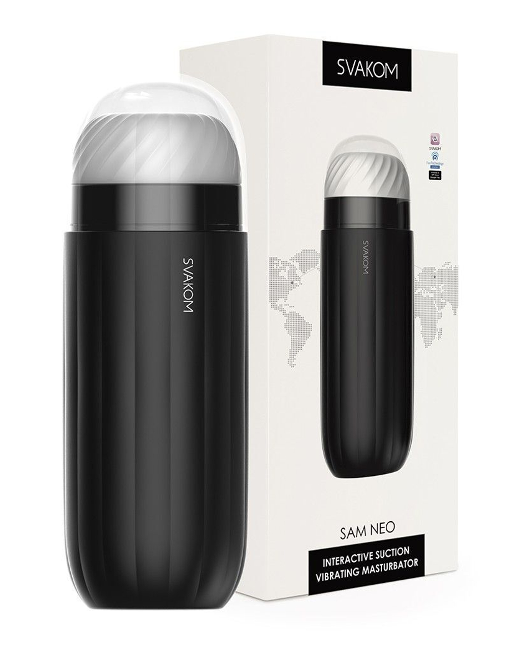 Автоматический мастурбатор Svakom Sam Neo с управлением через приложение