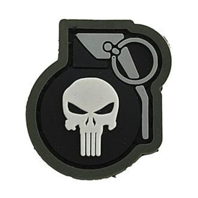 Патч Каратель миниграната ПВХ (3 см)