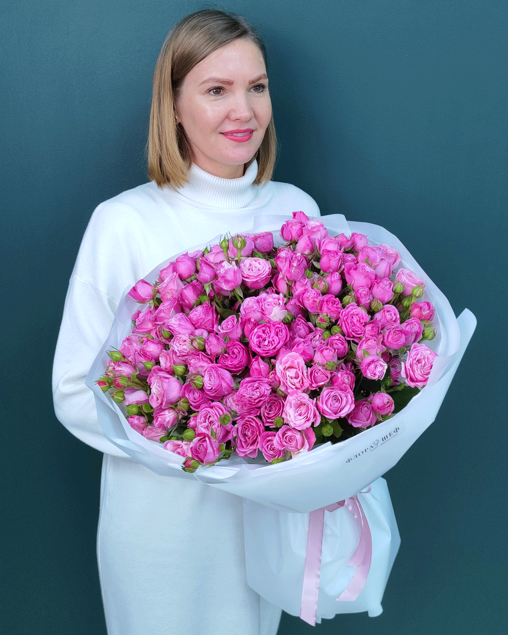 Роза кустовая пионовидная Леди Бомбастик,27шт(00453)