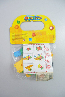 Конструктор пластмассовый 3+, новый