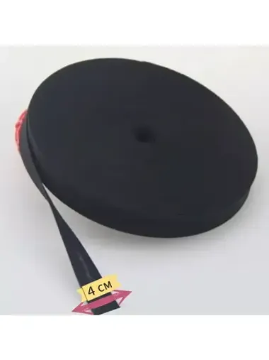 Лента подшывная ковровая черная