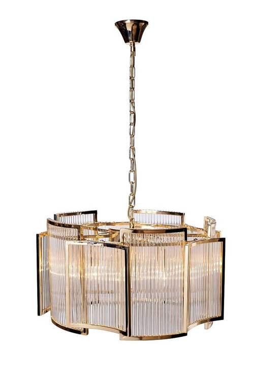 Garda Decor Светильник потолочный металлический золотой