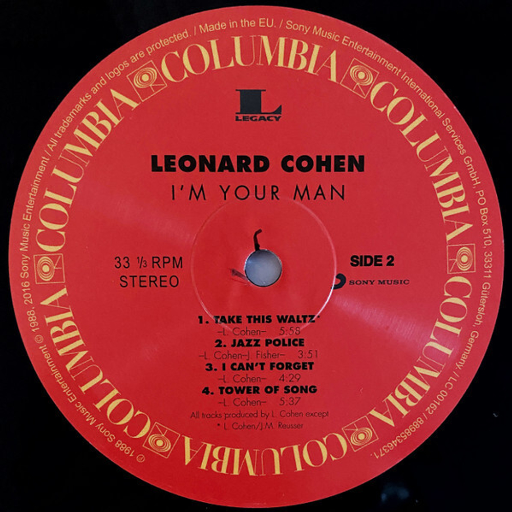 Leonard Cohen / I'm Your Man (LP)