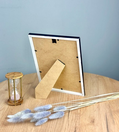 Фоторамка 15х21 см, синяя, без фактуры, арт. 1521.135152