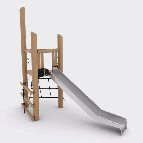 Комплекс для лазания Вышка пожарного с горкой