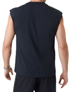 Футболка мужская теннисная Björn Borg Borg Sleeveless T-Shirt - black beauty