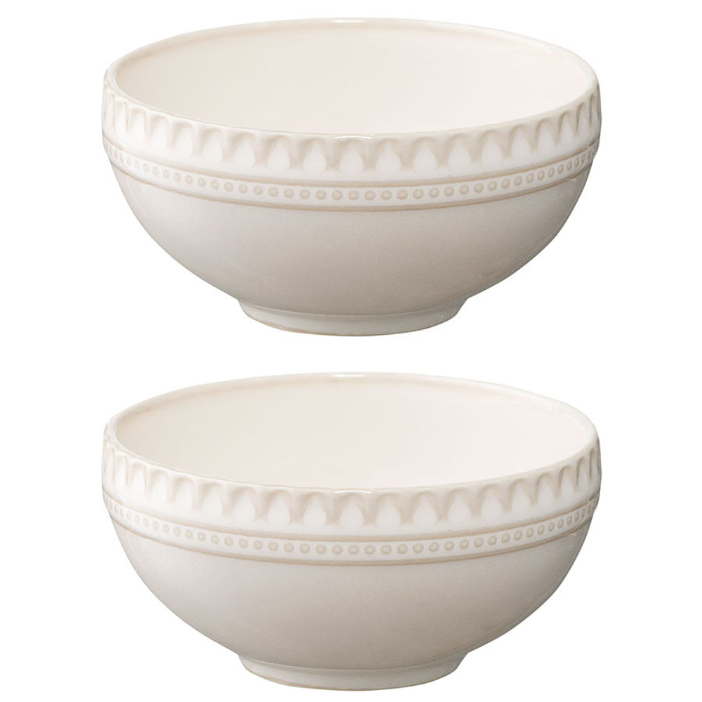 Набор из двух пиал белого цвета из коллекции kitchen spirit, 200 мл