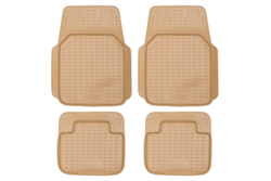 Коврики в салон для универсальные Lider, 4 шт. (полиуретан, бежевые) NLC.00.00.212