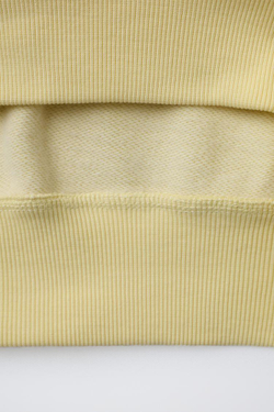 ZARA ТОЛСТОВКА JOGGING С НАДПИСЬЮ, ЖЕЛТЫЙ