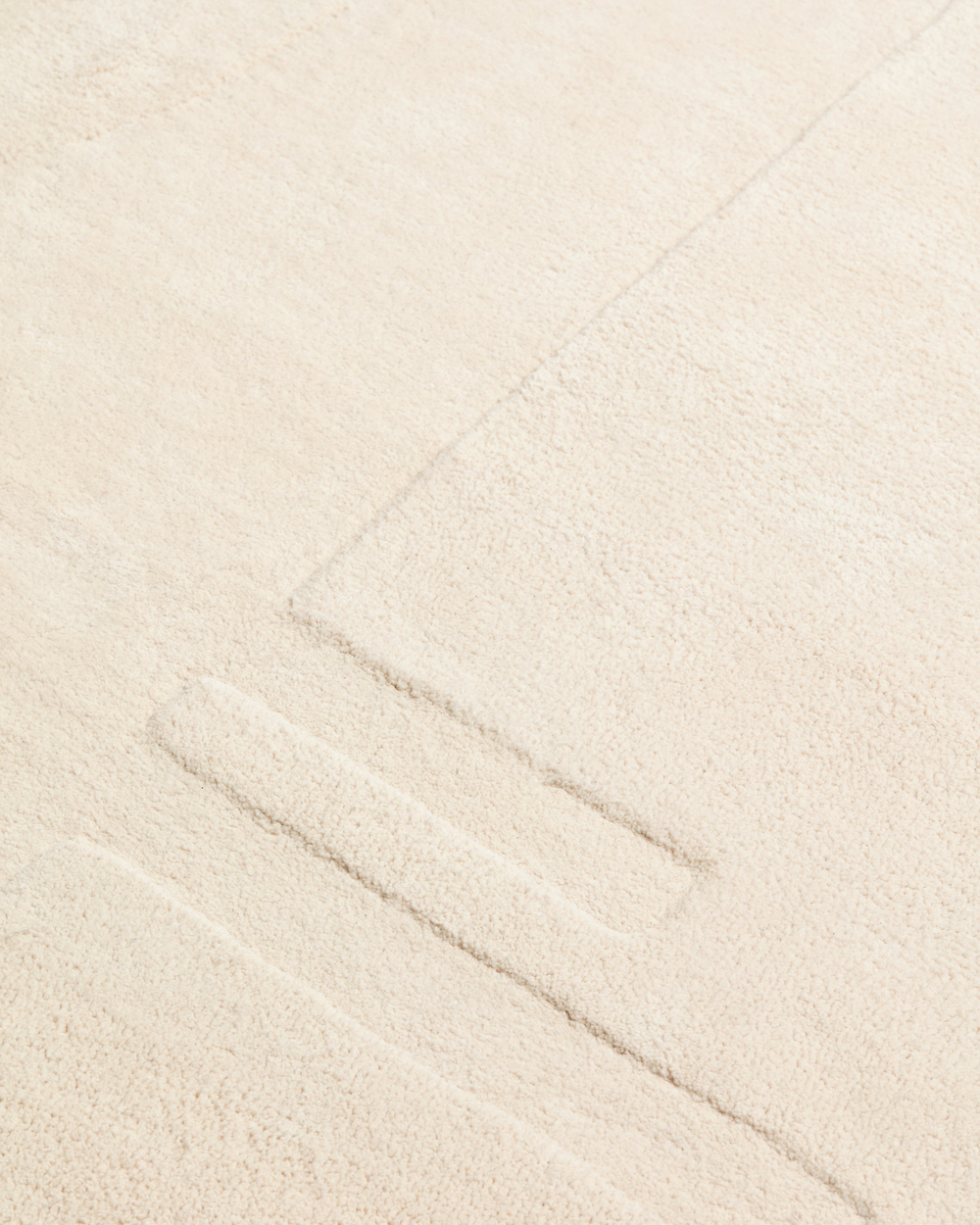 Enriqueta Ковер из 100% белого хлопка 160 x 230 см