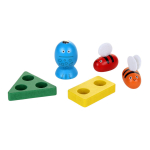 Развивающая игрушка деревянная Сортер гвозди + рыбала, коробка C-41843