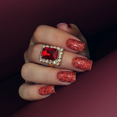 Monami Base Аurora Red - База светоотражающая для ногтей, 8мл