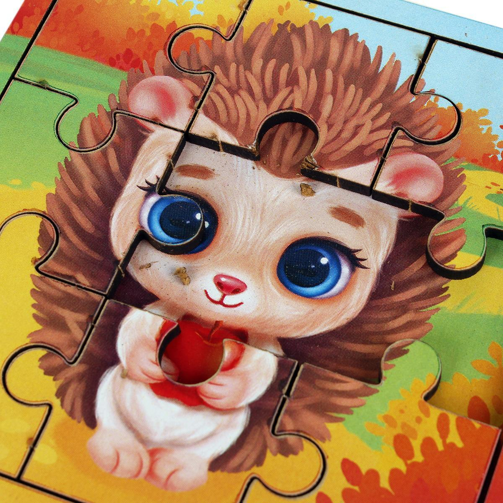 Головоломка-пазл в рамке. Игры в дорогу "Ёжик" П 303 7811248 (Лесная мастерская)