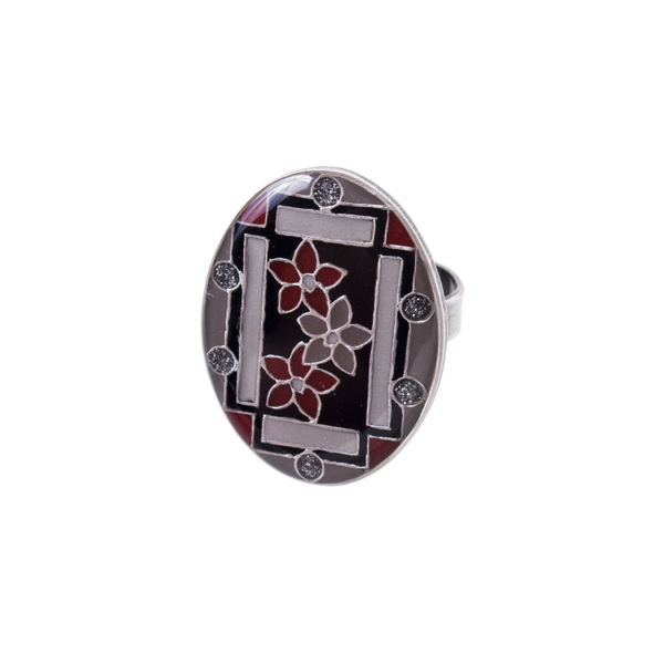 Кольцо Clara Bijoux Незабудки K75804-4 BW
