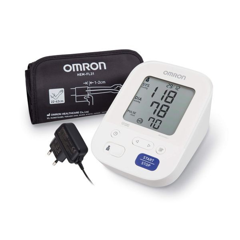 Тонометр OMRON M3 Comfort автомат с адаптером 22-42