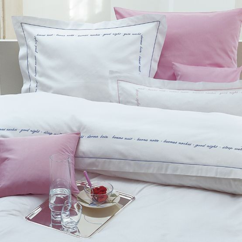 Пододеяльник 180х200 Christian Fischbacher Luxury Nights Sweet Dreams 557 розовый Швейцария