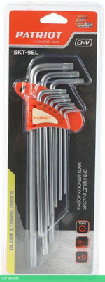 Набор ключей Patriot SKТ-9EL torx (350002005)