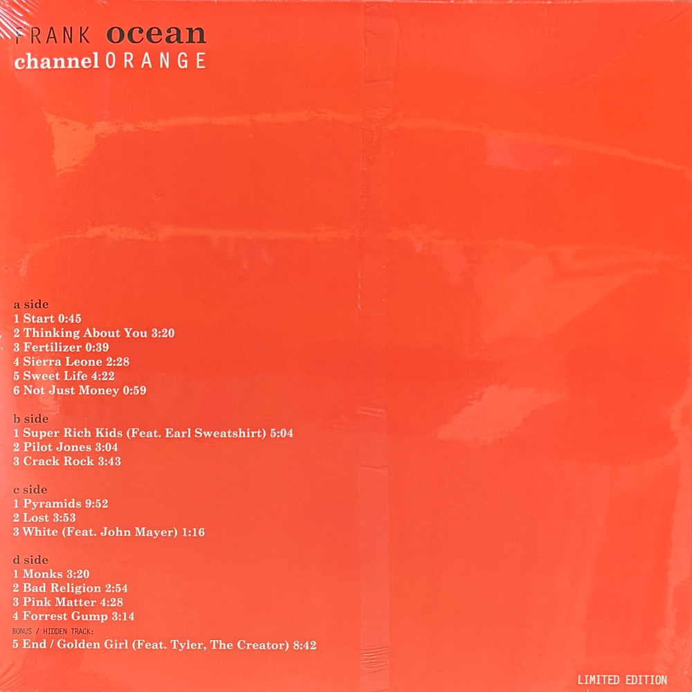 Виниловая пластинка Frank Ocean – Channel Orange 2LP Orange