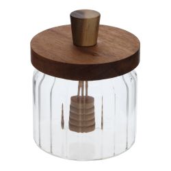 GAEM Банка для меда, 350 мл, L9 W9 H11,5 см