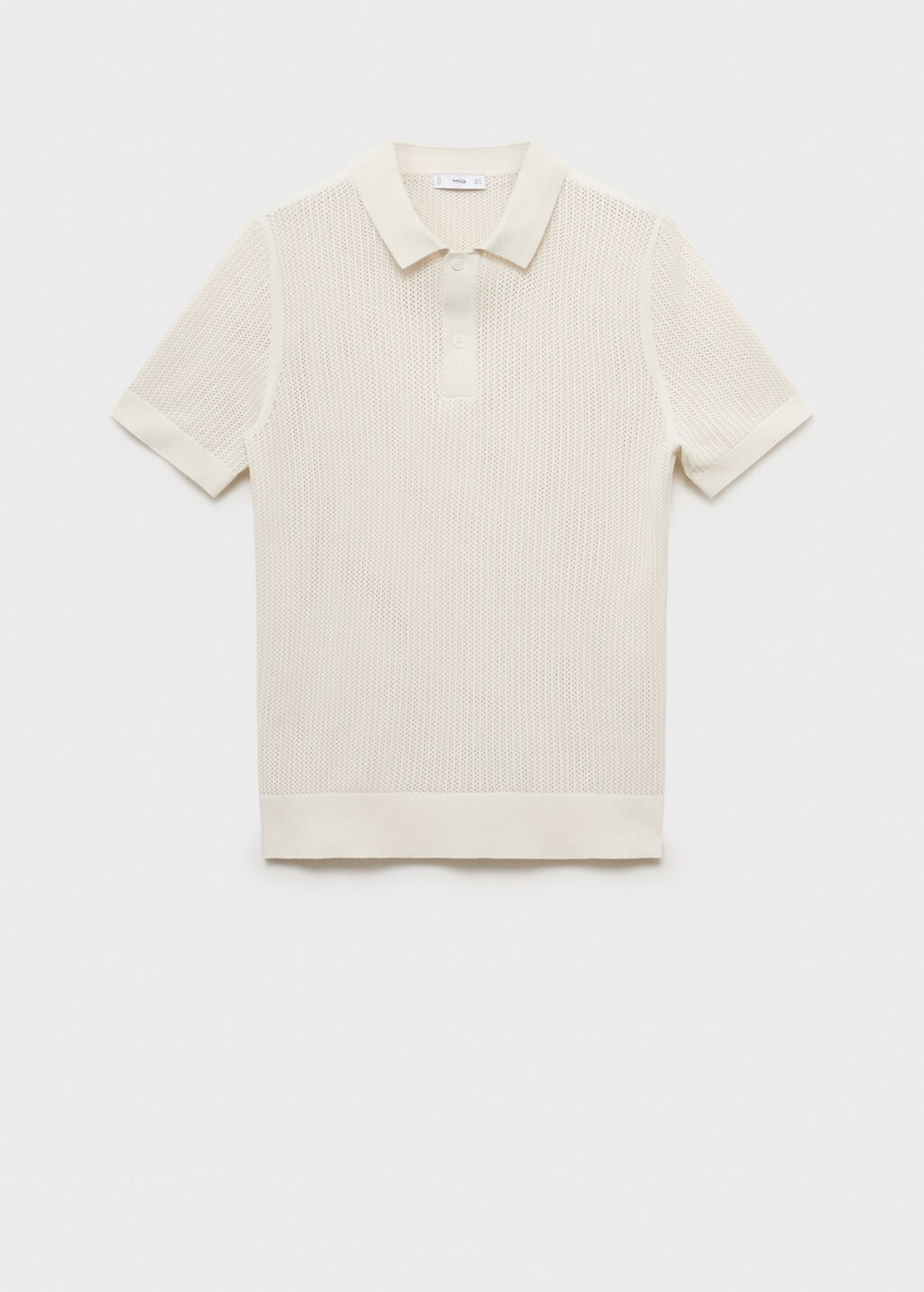 Ажурное поло из хлопка