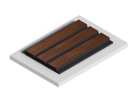 Стеновая панель HiWood декорированная, 270x12 см