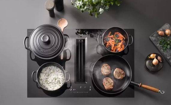 Варочная панель со встроенной вытяжкой Miele KMDA 7676 FL-U