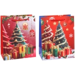 Пакет подарочный «Северная сказка» 23*18*10 см, микс